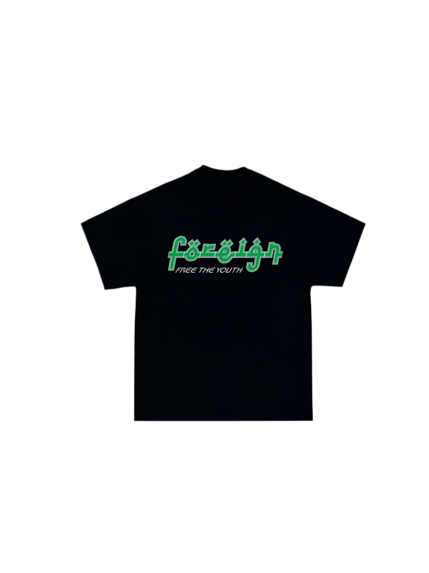 GREEN FOREIGN TEE