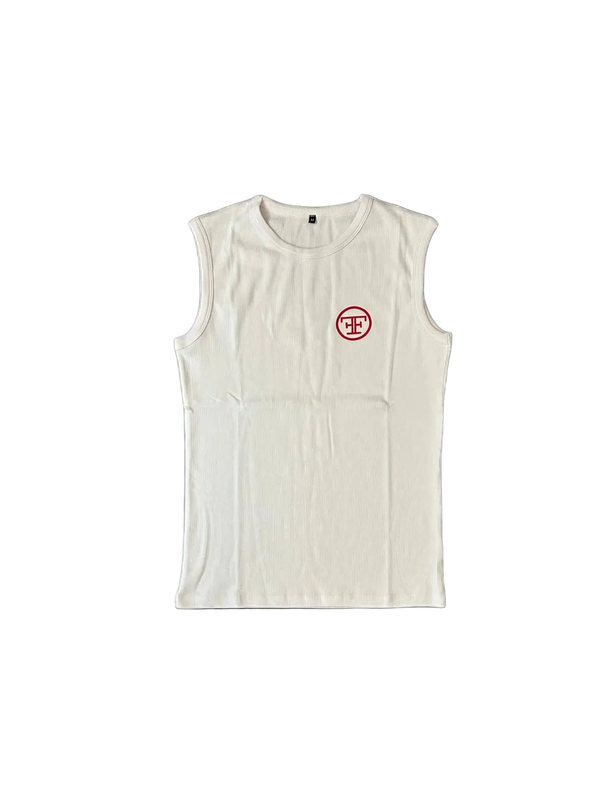 TANK TOP WHITE/RED