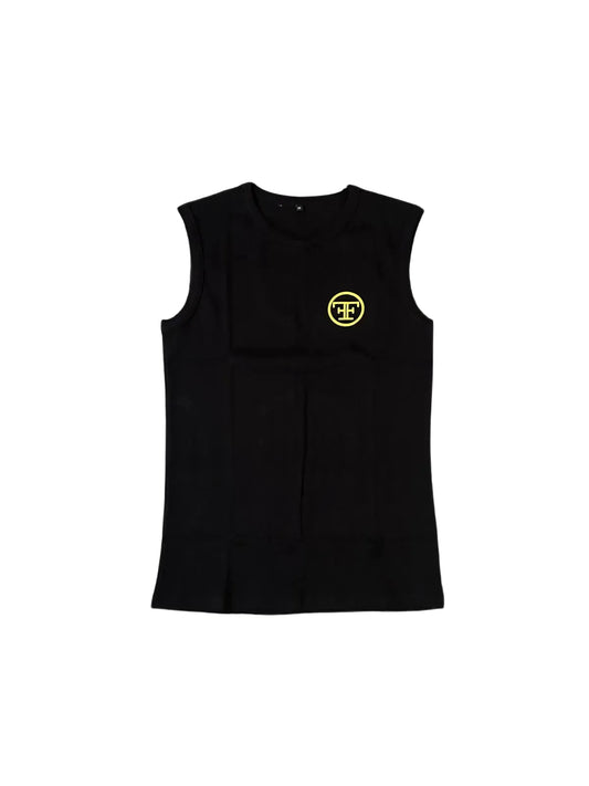 TANK TOP BLACK/YELLOW