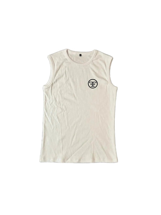 TANK TOP WHITE/BLACK