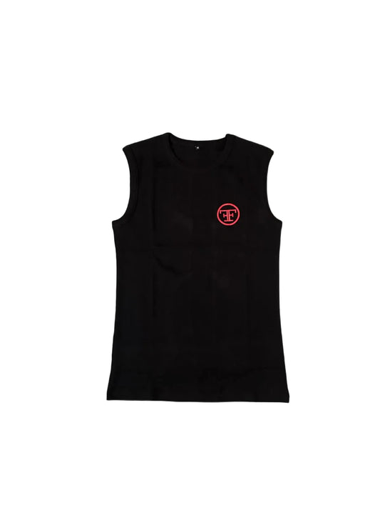 TANK TOP BLACK/RED